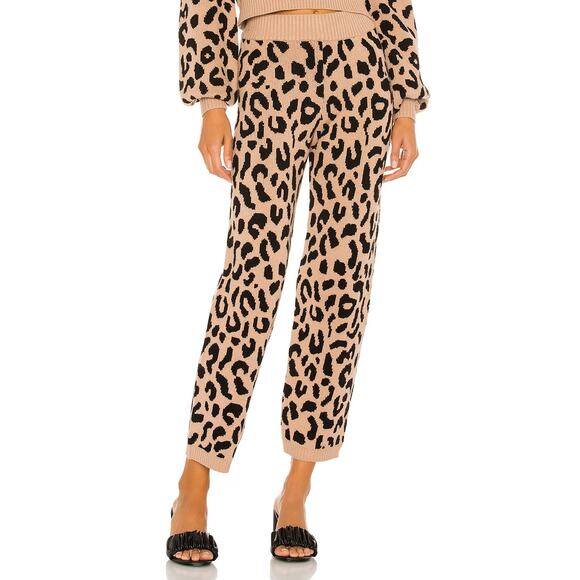 House of Harlow 1960 Pants - House of Harlow 1960 x REVOLVE Devin Pants Leopard XS NWT